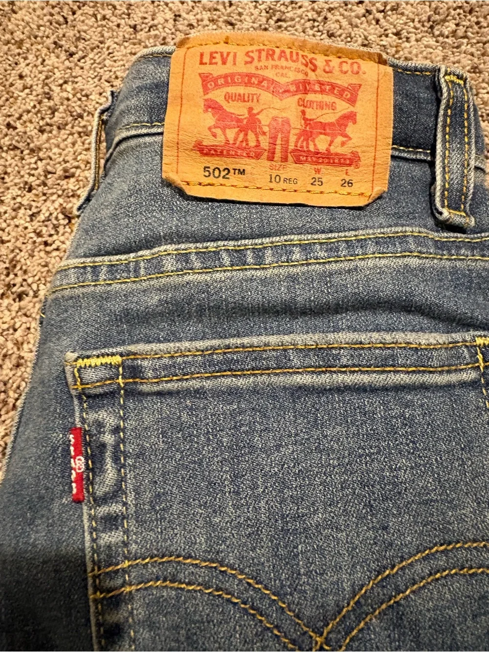 Levi's boys 502 Straight leg Jeans